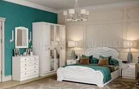 Спальня Александрина Белый глянец Спальня Александрина Белый глянец