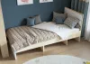 Кровать Норд КР-90 Софт пломбир/дуб сонома 90 см