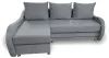 Угловой диван «Волна» Рогожка серая (Ш*Г*В) 2140х1450х900 мм