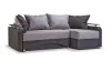 Угловой диван «Лорд» Микровелюр Серый (Ш*Г*В) 2250х1400х940 мм