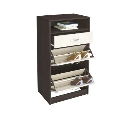 Тумба для обуви Вега ОБ-3 Вега венге / дуб белфорд 60 см