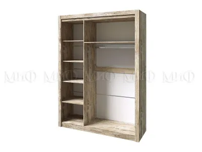 Спальня «Ривьера» Дуб Юкон/Бетон темный Комплектация 1 (5 модулей)