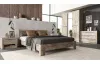 Спальня «Ривьера» Дуб Юкон/Бетон темный Комплектация 1 (5 модулей)