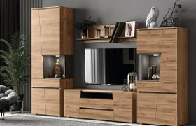 Гостиная Соренто Дуб крафт/ Бетон темный Гостиная Соренто Дуб крафт/ Бетон темный