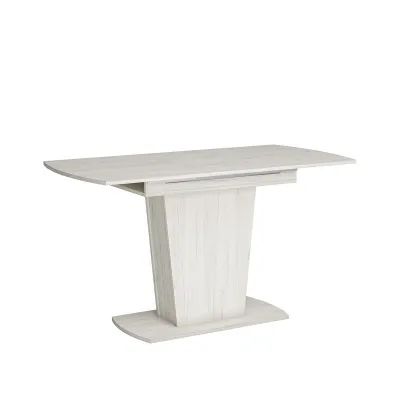 Стол обеденный Оливер-02 дуб крафт белый/дуб крафт белый Стол обеденный Оливер-02 дуб крафт белый/дуб крафт белый