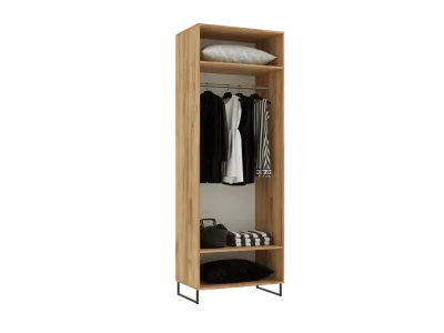 Шкаф 2-х ств. Ненси LOFT Дуб крафт/дуб крафт 80 см