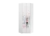 Шкаф угловой «Вега» NEW Girl белое дерево (ШхВхГ) (800х800)х2200х402 мм