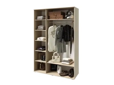 Шкаф « Ким » 3-х ств. Сонома/Графит софт (ШхВхГ) 1500х2236х524 мм