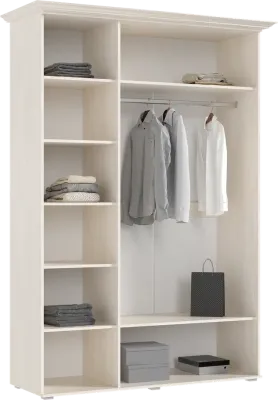 Шкаф « Престиж 2 » Сандал 3-х ств. с зеркалом (ШхВхГ) 1500х2236х528 мм