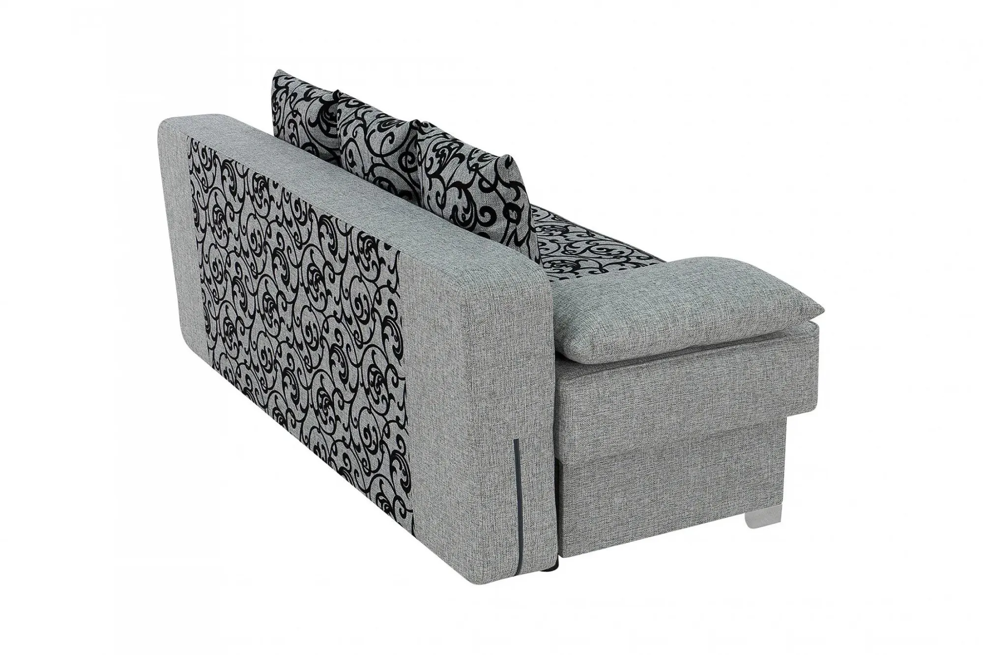 Евро-софа «Алмаз-1» Серый узор (Ш*Г) 1900*1400 мм