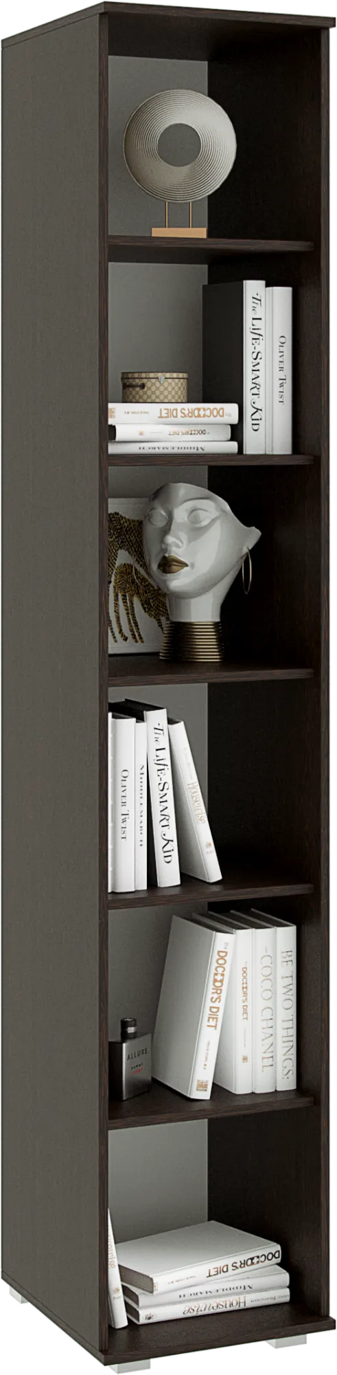 Пенал «Белла» Дуб/Венге (ШхВхГ) 400х2120х470 мм