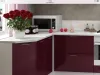 Кухня «Ксения» Бордо глянец  Кухня «Ксения» Бордо глянец