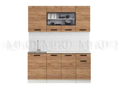 Кухня «Рио-1» ЛДСП Дуб крафт 1,7 метра