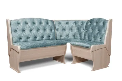 Кухонный уголок «Орхидея ЛЮКС» Ясень/Лагуна (ШхВхГ) 1500х850х1100 мм