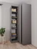 Шкаф угловой прямой «Челси» Графит/графит (ШхВхГ) 950х2022х950 мм Шкаф угловой прямой «Челси» Графит/графит (ШхВхГ) 950х2022х950 мм