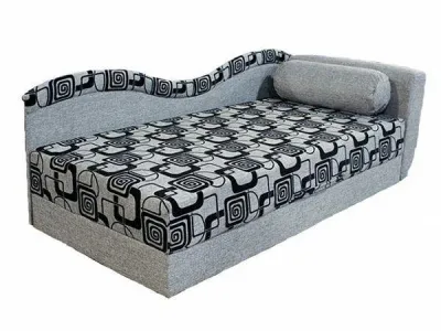 Тахта « Багира-1 » Квадраты-серая (Ш*Д) 900*1950 мм