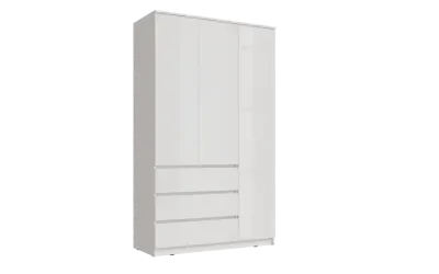 Спальня «Челси» Белый глянец/Белый Комплектация 2 4 модуля