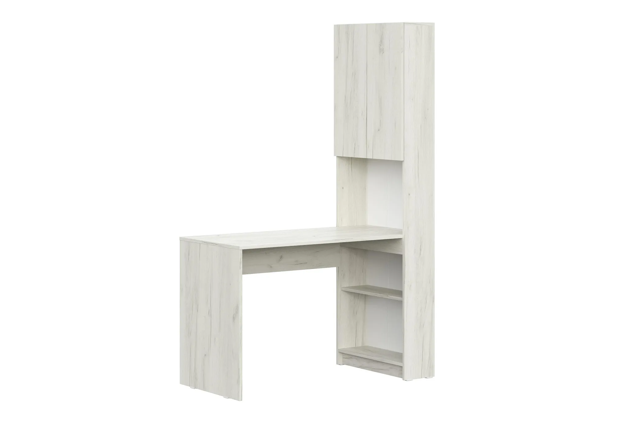 Стол письменный Майнд-01 дуб крафт белый/дуб крафт белый 120 см