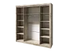 Спальня «Ривьера» Шкаф 4-х ств. Дуб Юкон/Бетон темный (ШхВхГ) 2140х2200х538 мм