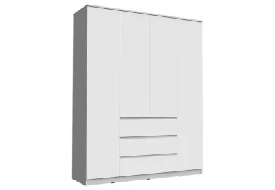 Шкаф «Челси» 1600 Белый глянец/белый (ШхВхГ) 1602х2022х514 мм