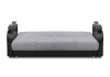 Диван-книжка «Твикс» Серый/Черный (Ш*Г*В) 2100*900*950 мм