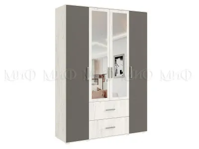 Спальня Фиеста NEW Графит/дуб крафт белый Вариант №2