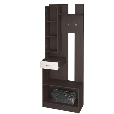 Вешалка Вега ВШ-1 Вега венге / дуб белфорт 80 см