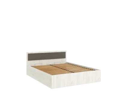 Кровать Фиеста NEW с ПМ 1.4 м Графит/дуб крафт белый 140 см