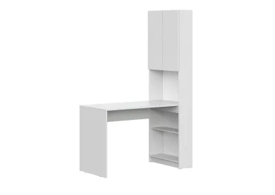 Стол письменный Майнд-01 белое дерево/белое дерево 120 см