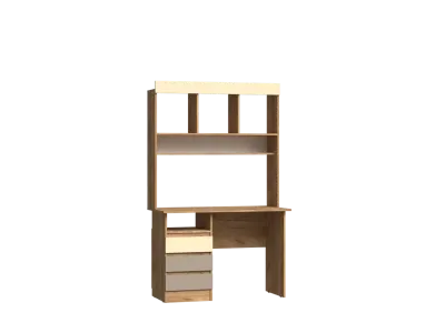 Стол письменный Челси Color Глиняный серый+Слоновая кость 110 см