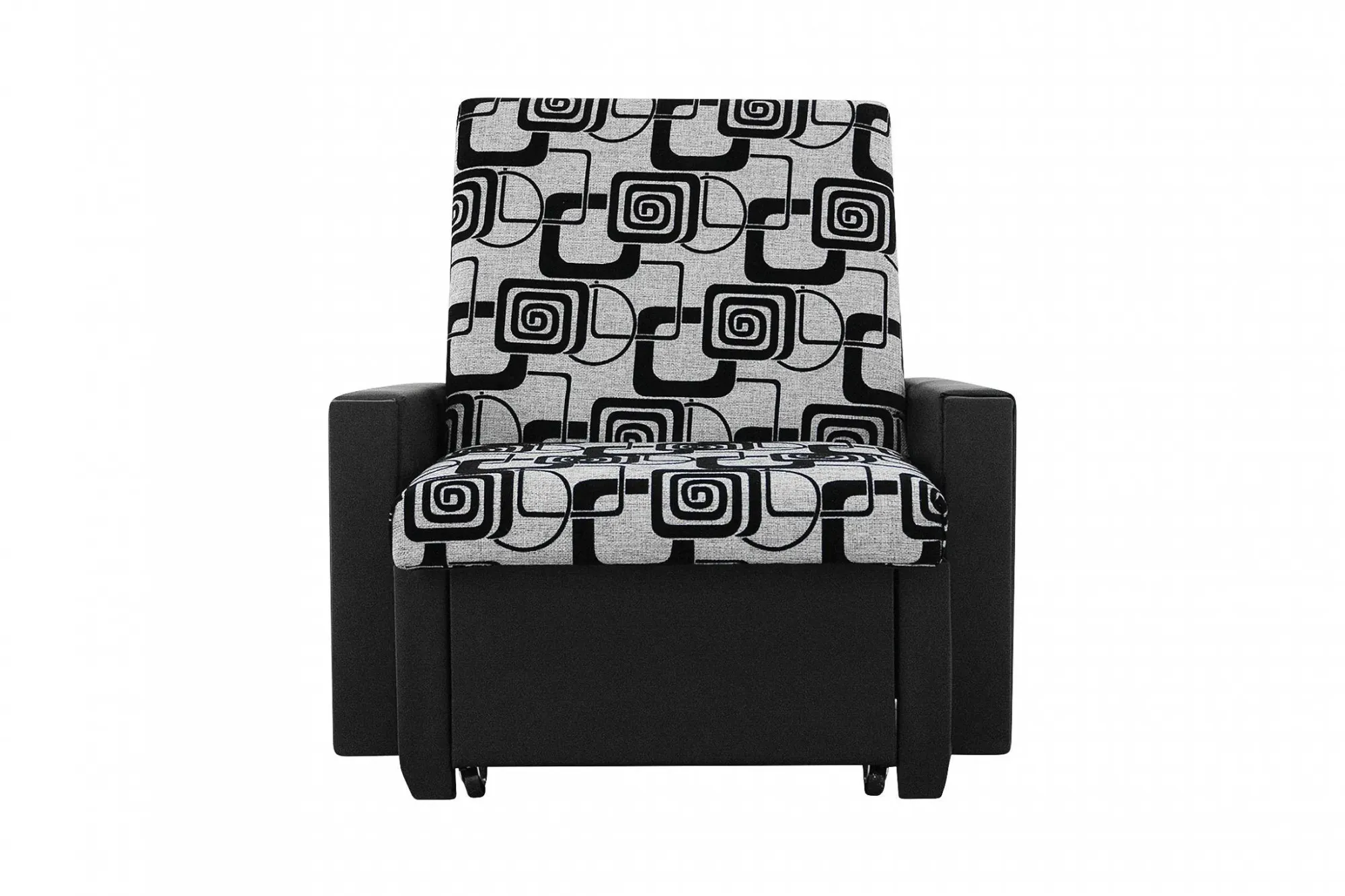 Выкатной кресло-кровать « Квадраты » СМ 80 Серый (Ш*Г*В) 1040*1000*900 мм