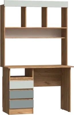 Стол письменный Челси Color Сумеречный голубой+мята 110 см