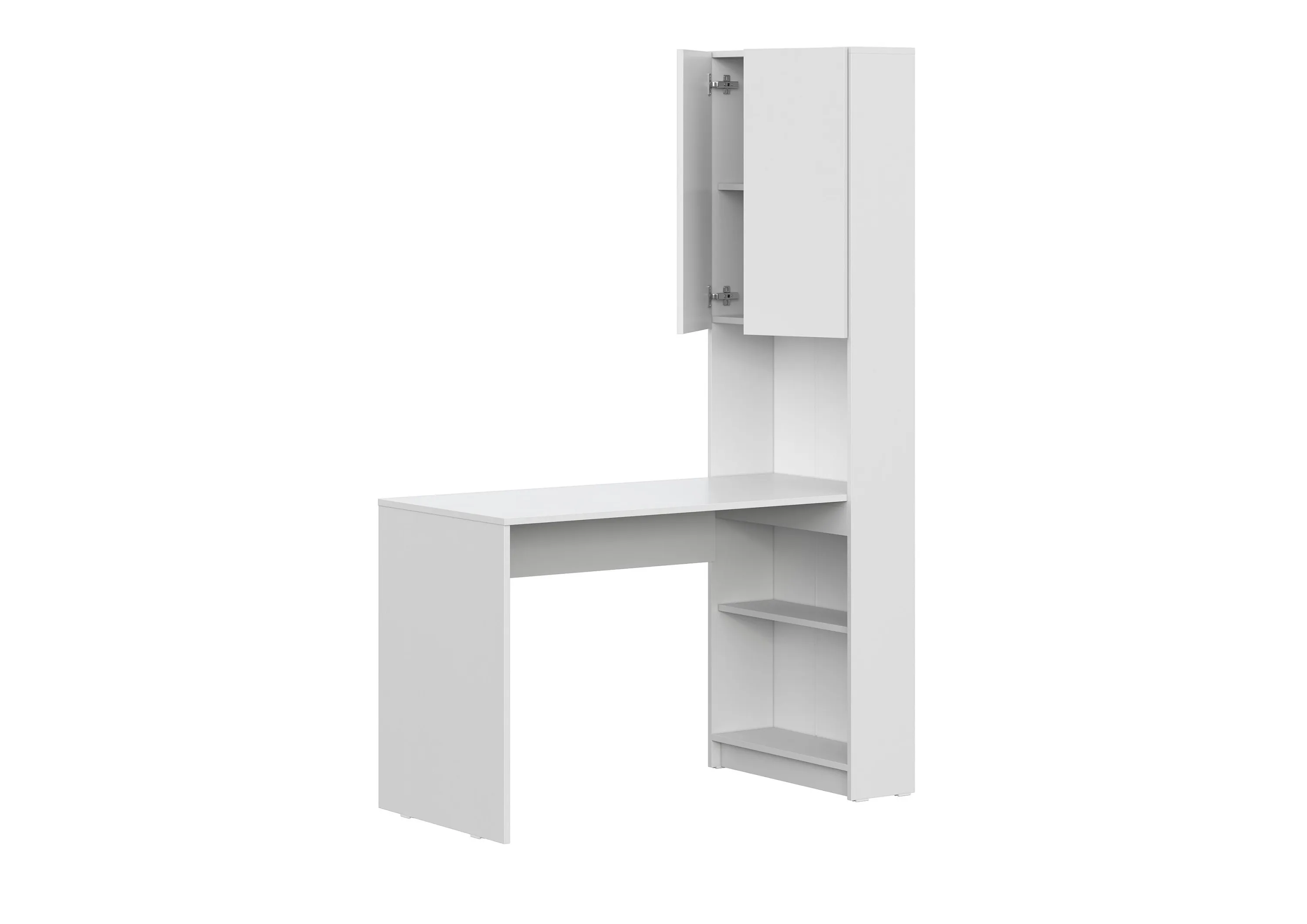 Стол письменный Майнд-01 белое дерево/белое дерево 120 см