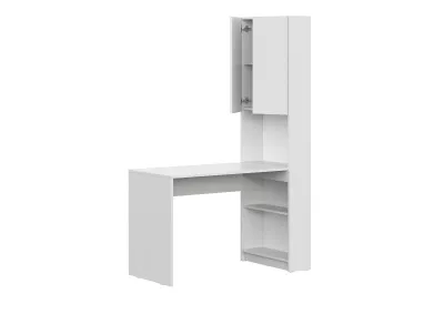 Стол письменный Майнд-01 белое дерево/белое дерево 120 см