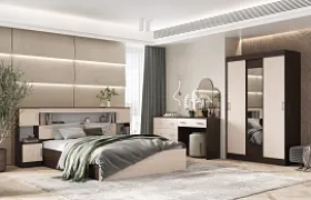 Спальня Бася Венге/Белфорт Спальня Бася Венге/Белфорт