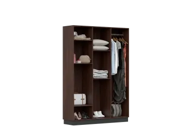 Шкаф « Магнолия » 3-х ств. Дерево/Орех (ШхВхГ) 1500х2126х542 мм