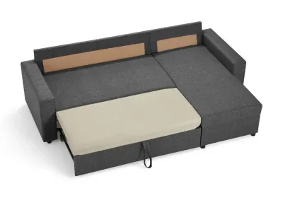 Угловой диван «Калипсо» Серый (ШхГхВ) 2300х1400х900 мм