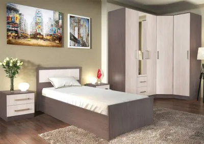 Кровать «Фиеста» Шимо тем/шимо светл. 900*2000