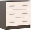 Комод «Бася» 551 (3ящ) Венге/белфорт (Ш*В*Г) 800x766x414 мм