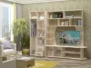 Гостиная «Смарт» Дуб беленый (Ш*Г*В) 2630x580x2086 мм