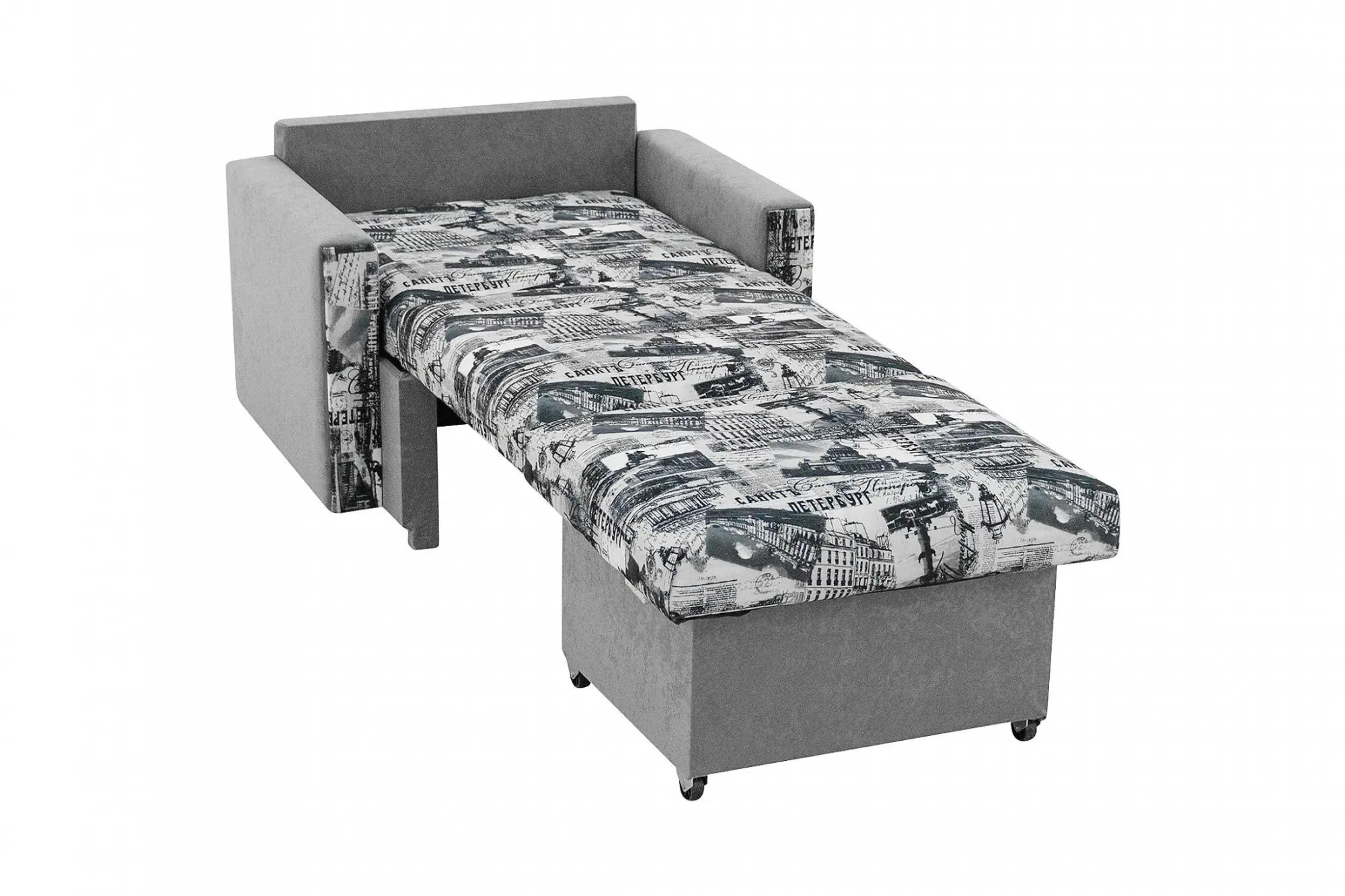 Выкатной кресло-кровать «С.- Петербург» СМ 80 (Ш*Г*В) 1040*1000*900 мм