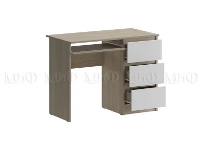 Стол письменный «Челси» Белый глянец/дуб сонома (ШхВхГ) 1002х768х524 мм Стол письменный «Челси» Белый глянец/дуб сонома (ШхВхГ) 1002х768х524 мм