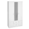 Шкаф Ронда ШК-3 белое дерево/белое дерево 120 см
