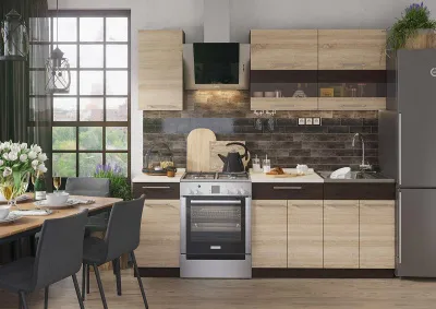 Кухня Маша -2 1,6 м Сонома/венге