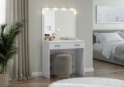 Туалетный столик Ронда СТ-01 белое дерево 80 см Туалетный столик Ронда СТ-01 белое дерево 80 см