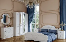 Спальня Мария Белый глянец Спальня Мария Белый глянец