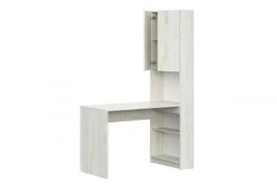 Стол письменный Майнд-01 дуб крафт белый/дуб крафт белый 120 см