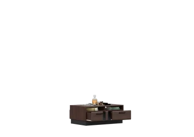 Стол журнальный « Магнолия » Дерево/Орех (ШхВхГ) 1000х400х650 мм