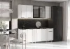 Кухня "Виктория" Пластер Бьянко 2 метра