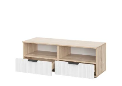 Тумба под ТВ Норд Line Т03-1200 Софт пломбир Line/дуб сонома 120 см